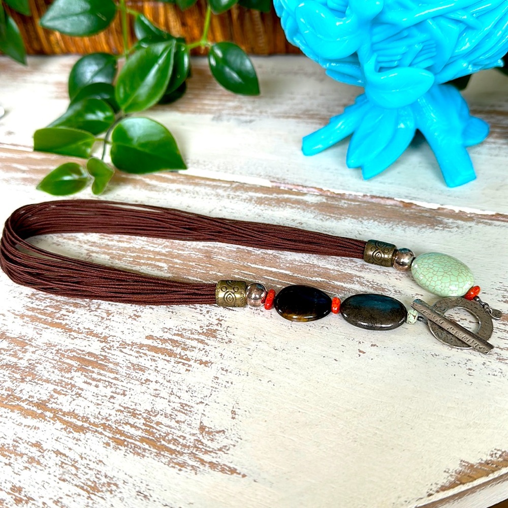 Silpada corded necklace